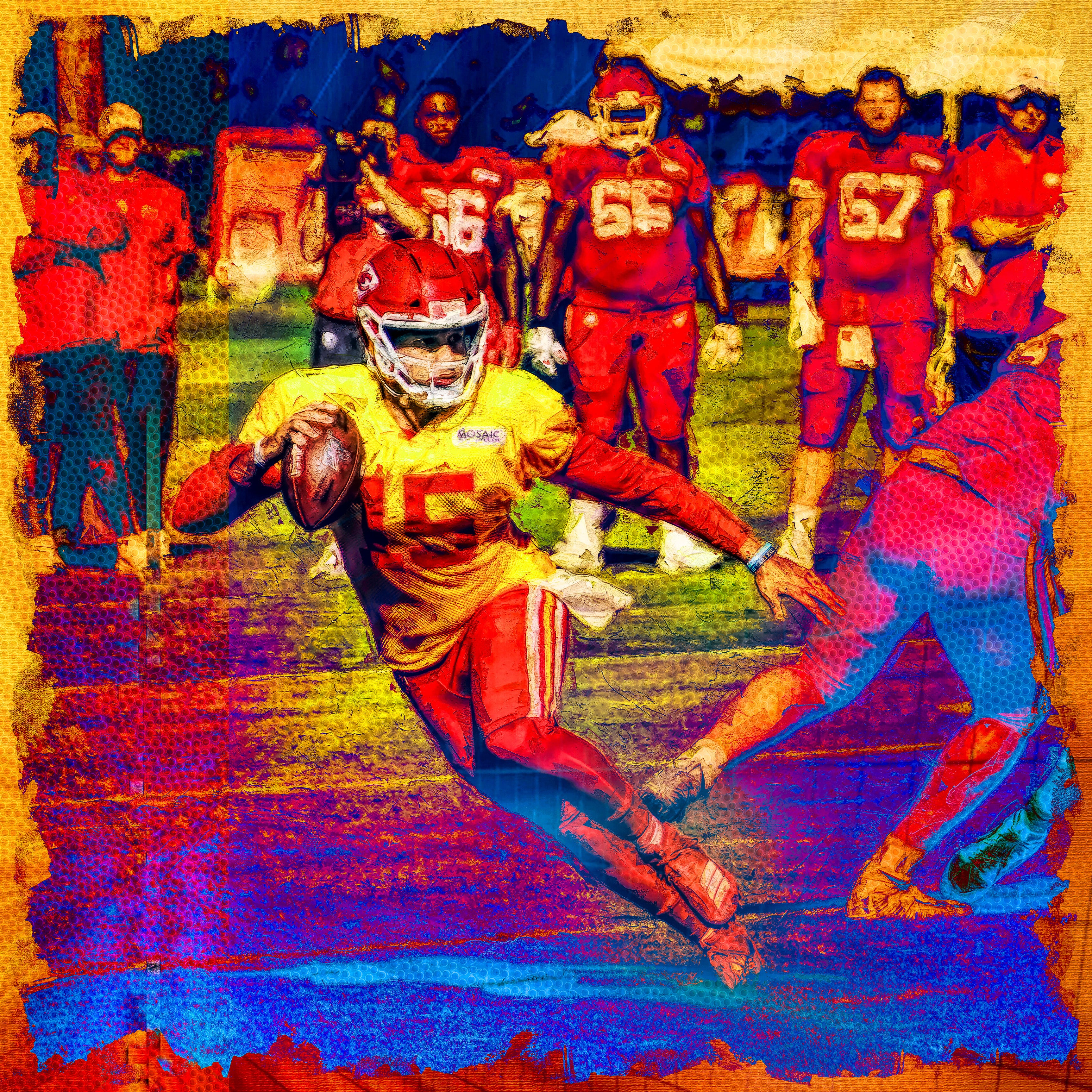 A SCRAMBLE AS ONLY MAHOMES CAN